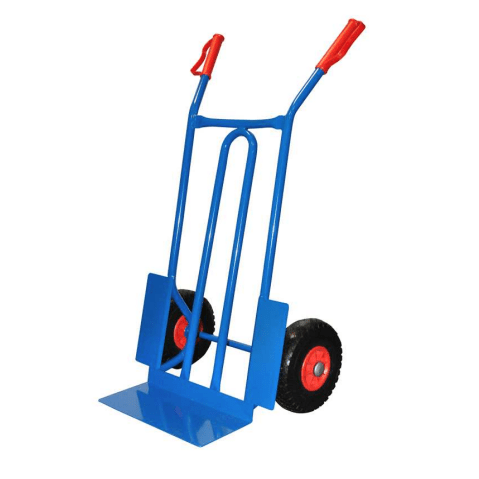 RackZone Hand Truck 250kg, 1048x600x520mm, red handles, black wheels.