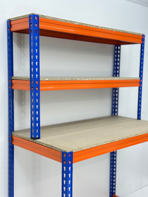 Value Workbench Orange/Blue 1670H x 1200W x 600D c/w 15mm Chipboard 500KG