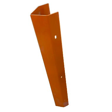 Single Upright Angle Reinforcement 80mm Orange