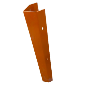 Single Upright Angle Reinforcement 80mm Orange