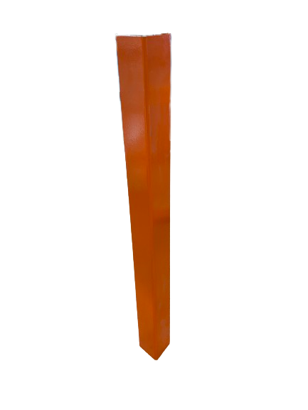 Single Upright Angle Reinforcement 80mm Orange