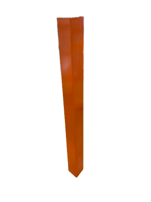 Single Upright Angle Reinforcement 80mm Orange