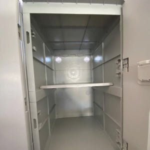 Plastic Locker 3 Door 1970h x 500d x 320w Yellow