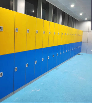 Plastic Locker 2 Door 1970h x 500d x 380w Red