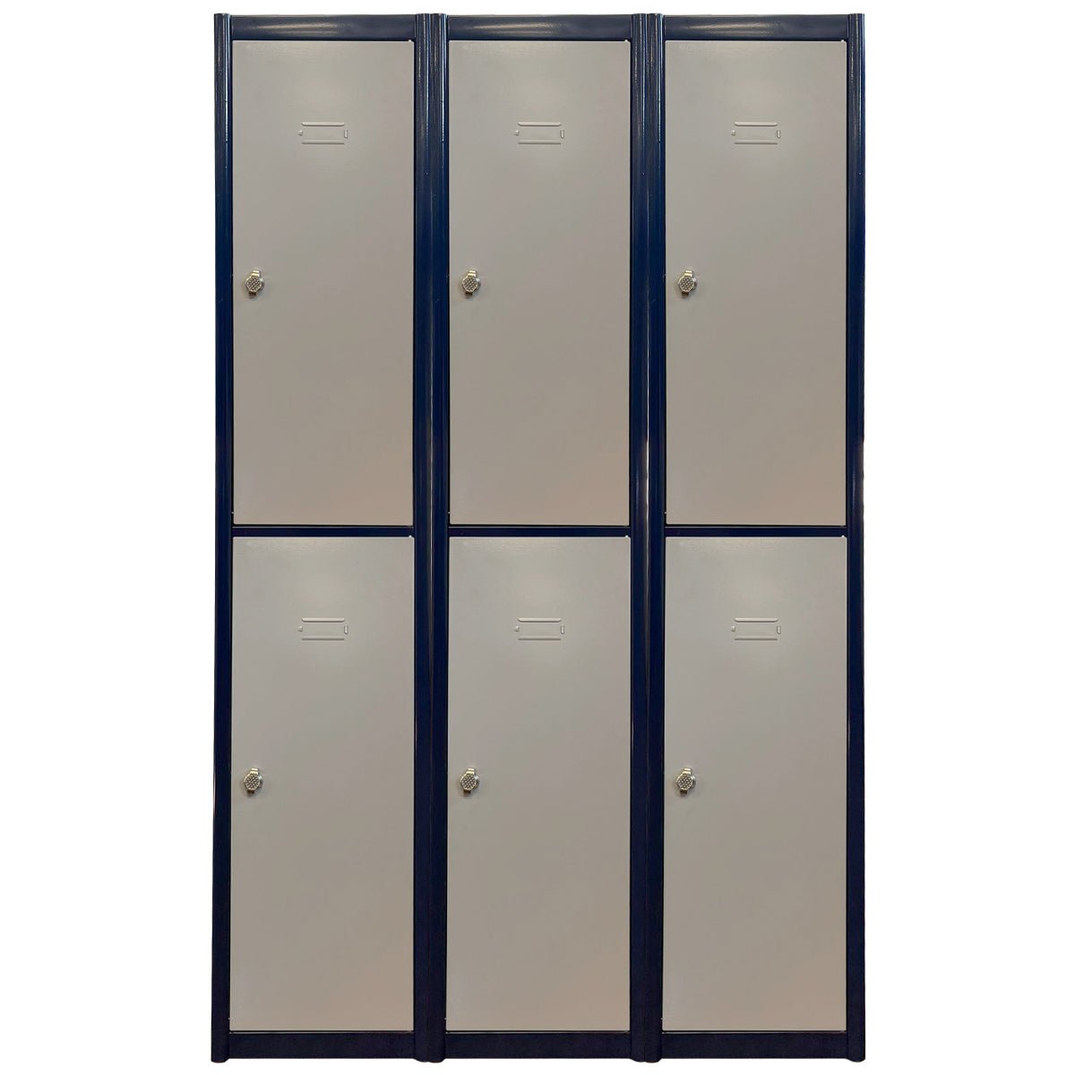 RackZone Metal Locker 2 Door, 3 Bay, biosafe paint, 1800x500x300mm.