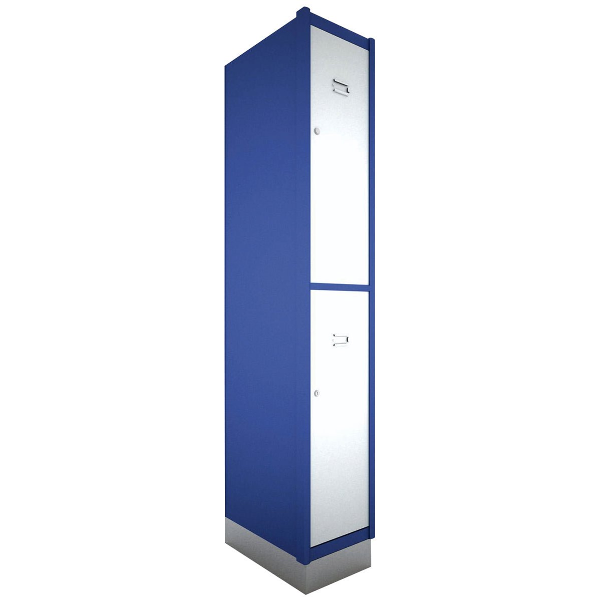 A RackZone Metal Locker 2 Door stands upright on a plain background.