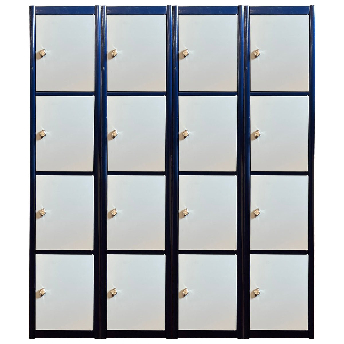 Metal Locker 4 Door 1800 x 500 x 300mm c/w Padlock 4 Bay