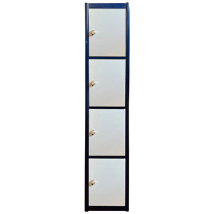 Metal Locker 4 Door 1800 x 500 x 300mm Starter c/w Padlock
