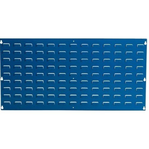 RackZone Louvre Panel 500h x 1000w with slots for bins and mounting holes.