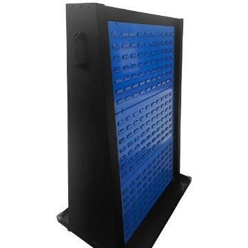 Double Sided Louvred panel Trolley - 1060H x 1300W x 610D - RackZone