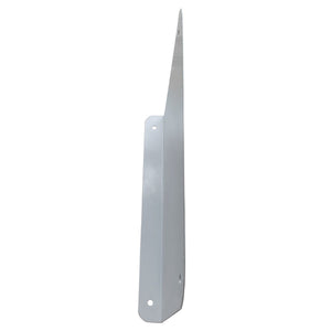 Side view of RackZone Longspan 600x300mm metal divider for shelving units.