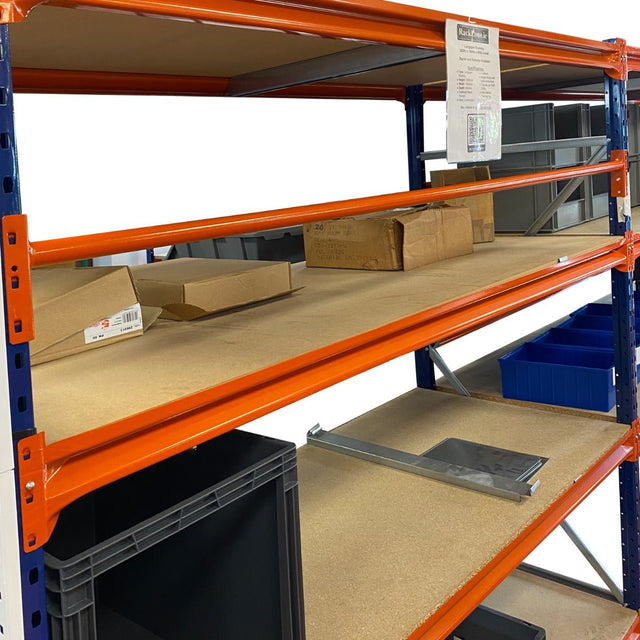 RackZone Longspan 1800mm Garment Rail, ideal for boxes or hanging clothes.