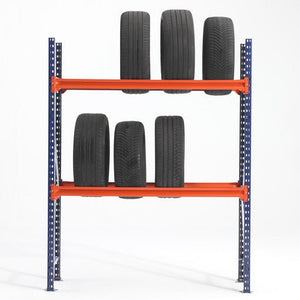 RackZone Tyre Racking 600mm holds six car tires against a white background.