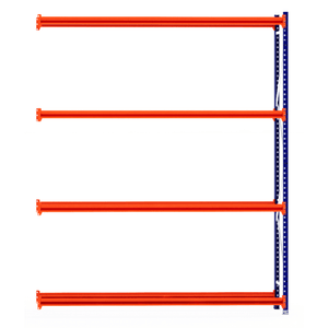 RackZone Tyre Racking Extender: four orange beams, one blue support frame.