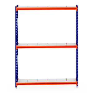 RackZone Longspan Shelving 400mm Steel Panels - Starter for heavy-duty storage.