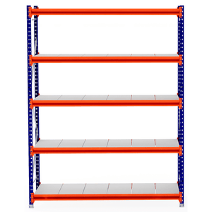 RackZone Longspan Shelving, 800mm deep, steel panels, starter unit.