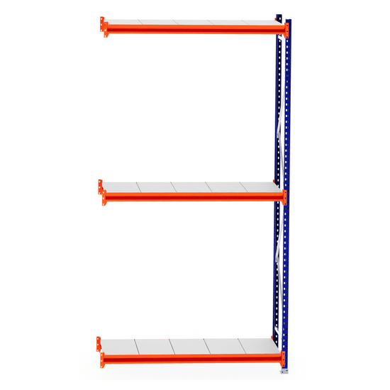 RackZone Longspan Shelving 400mm Depth Steel Panels Extender unit.