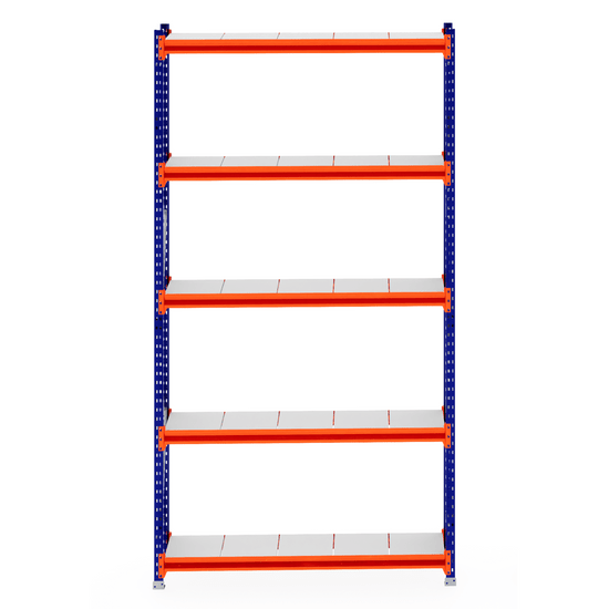 RackZone Longspan Shelving 400mm Steel Panels Starter for heavy-duty storage.