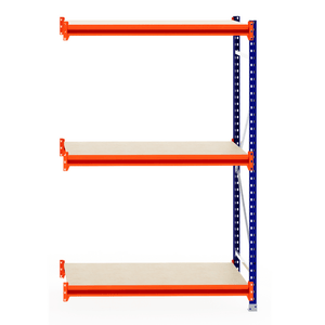RackZone Longspan Shelving 800mm Depth, Laminated Timber – Extender.