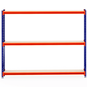 RackZone Longspan Shelving 400mm, Laminated Timber, Starter Unit.