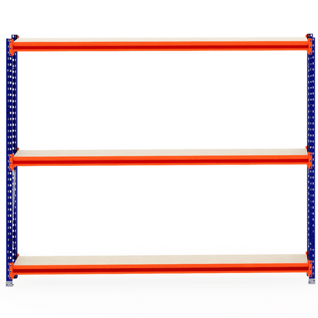 RackZone Longspan Shelving 400mm, Laminated Timber, Starter Unit.