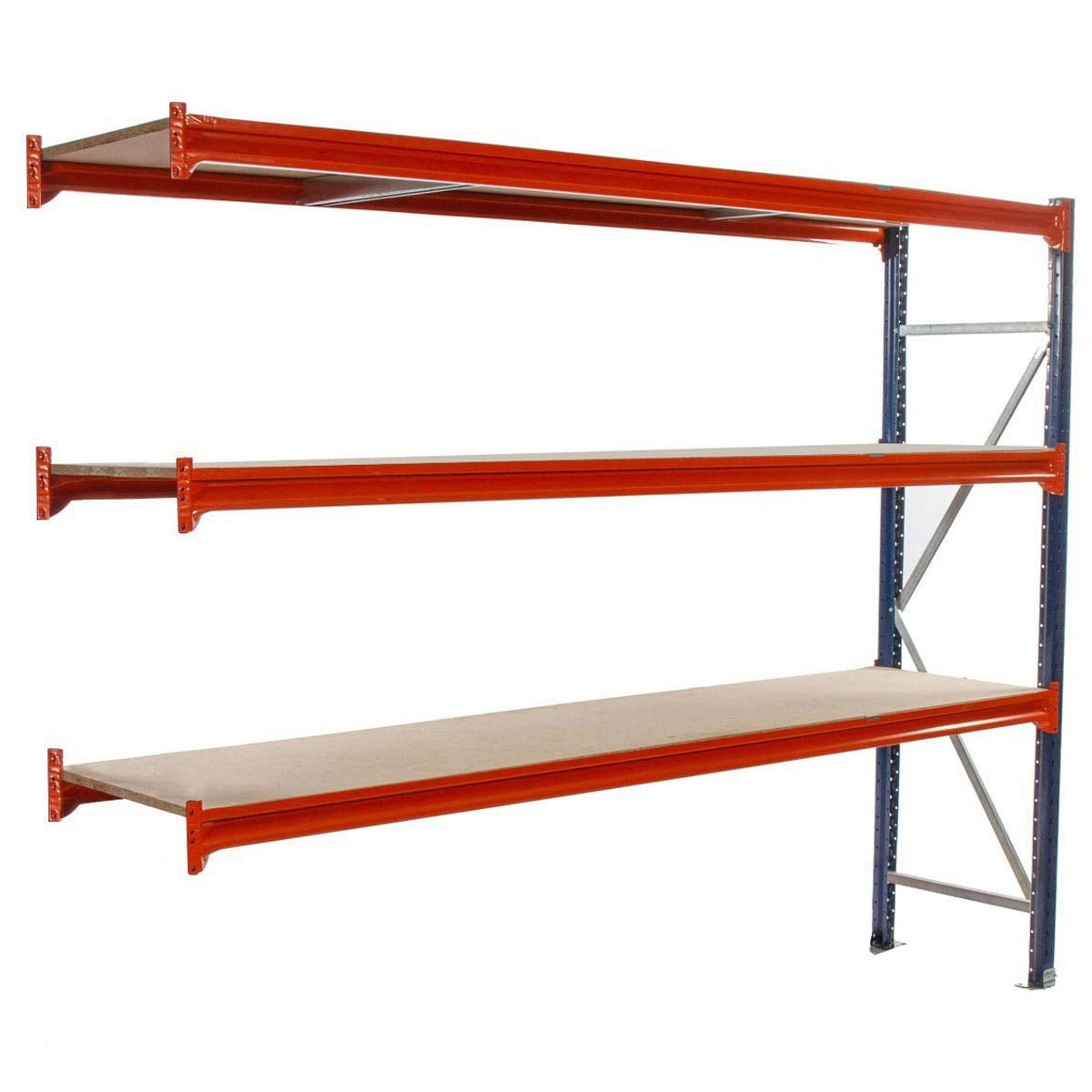 RackZone 5 Bays Longspan Shelving 2000H x 2400W x 600D, 3 Levels, Incl Delivery.