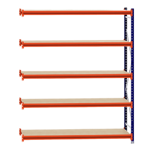 RackZone Longspan Extender, 600mm depth with laminated timber shelves.