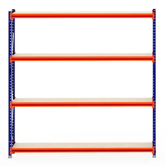 RackZone Longspan Shelving 400mm Depth Laminated Timber - Starter Unit.