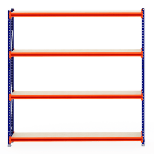 RackZone Longspan Shelving 400mm Depth Laminated Timber - Starter Unit.