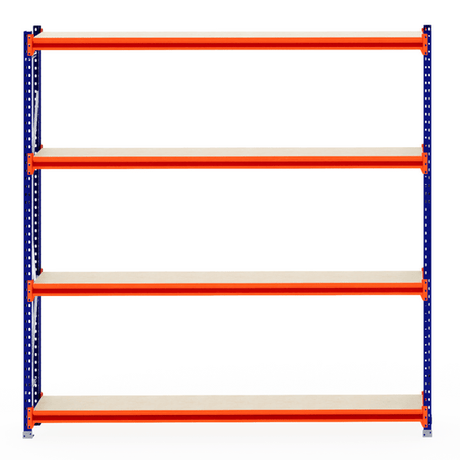RackZone Longspan Shelving 400mm Depth Laminated Timber - Starter Unit.