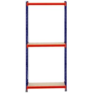 RackZone Longspan Shelving 400mm Depth Starter, ideal for modular storage.