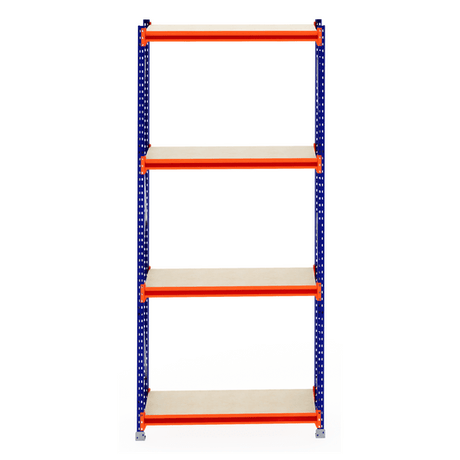 RackZone Longspan Shelving 600mm Depth with Laminated Timber – Starter unit.