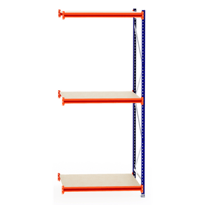 RackZone Longspan Shelving Extender, 800mm depth, laminated timber shelves.