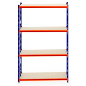 RackZone Longspan Shelving 800mm, laminated timber, starter unit.