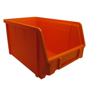 RackZone Storage Part Bins 124x146x237mm, open front, stackable, pack of 24.