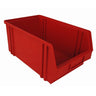 RackZone Storage Part Bins Art 105 Eurobox, red, stackable, open front.