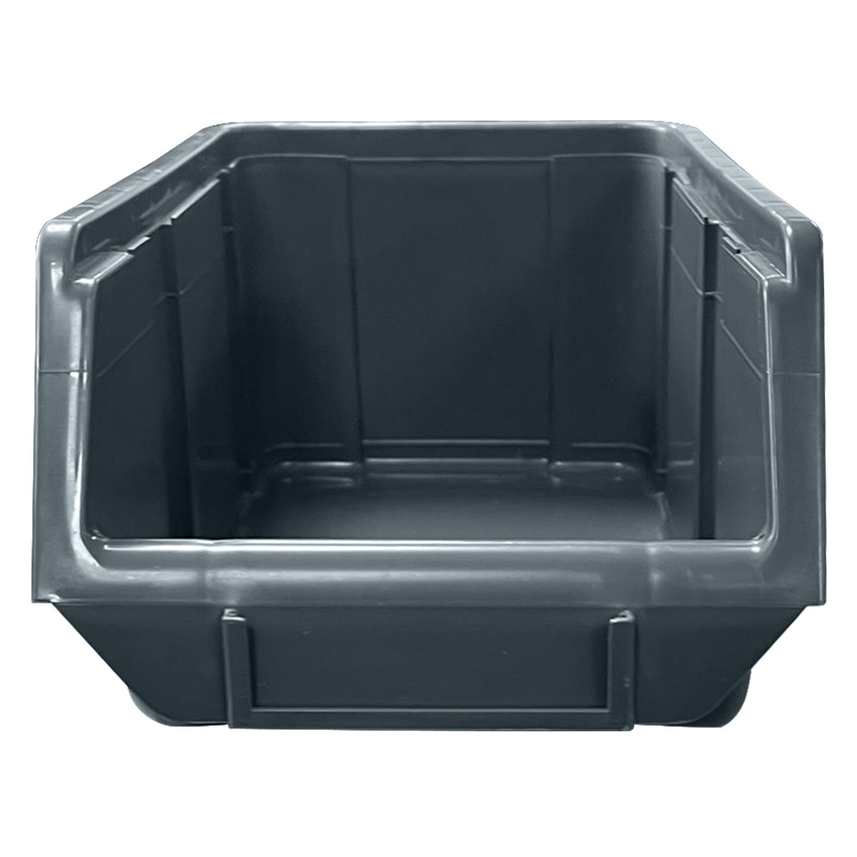 RackZone Storage Part Bins A200, grey, open front, stackable, pack of 20.