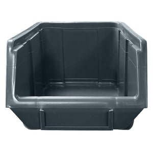 RackZone Storage Part Bins A200, grey, open front, stackable, pack of 20.