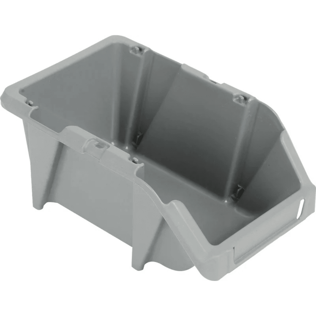 RackZone Economy Part Bins KPA20, grey, 123x153x244mm—pack of 50.