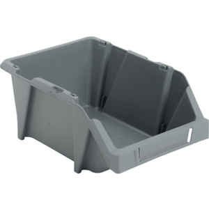 RackZone Economy Part Bins KPA25, grey, 130x200x300mm, pack of 25.