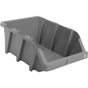 RackZone Economy Part Bins KPA40, grey, 195x310x490mm, pack of 10.