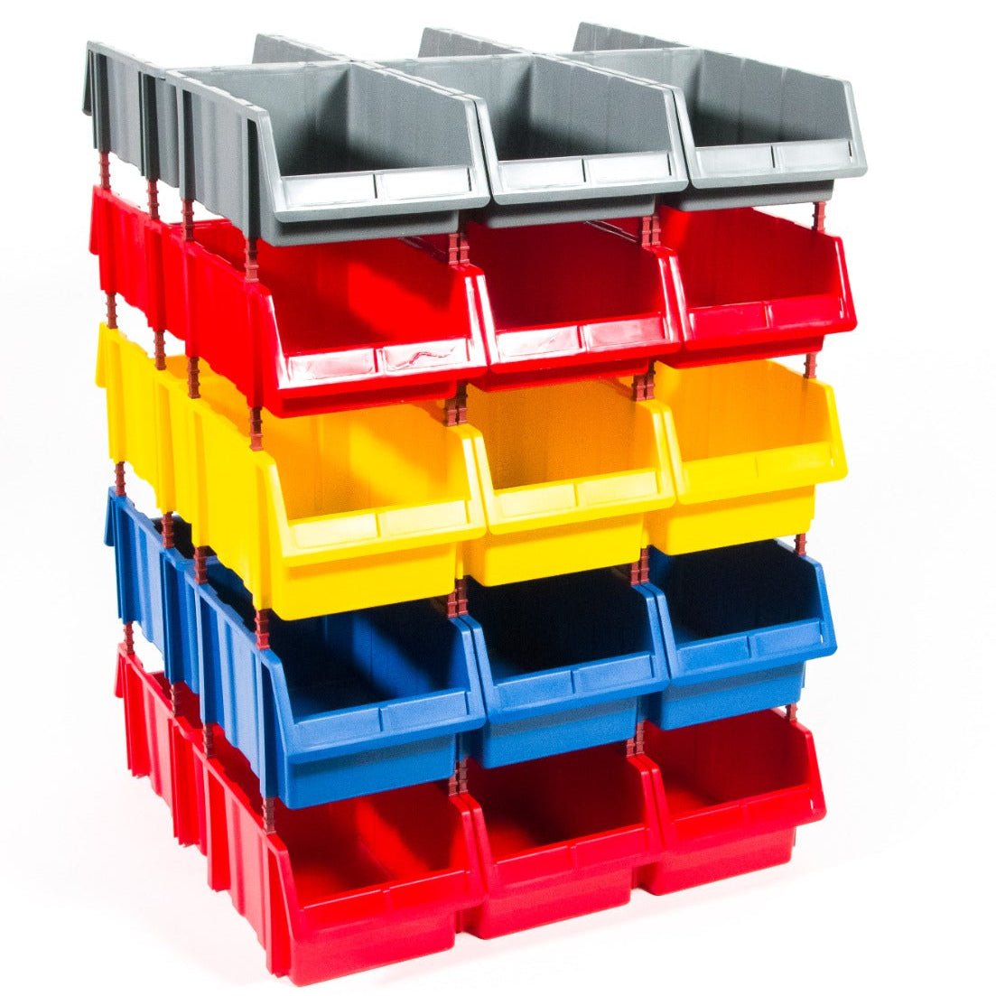 Storage Part Bins Kit 1230 1100x765x800mm Grey Red Yellow | RackZone