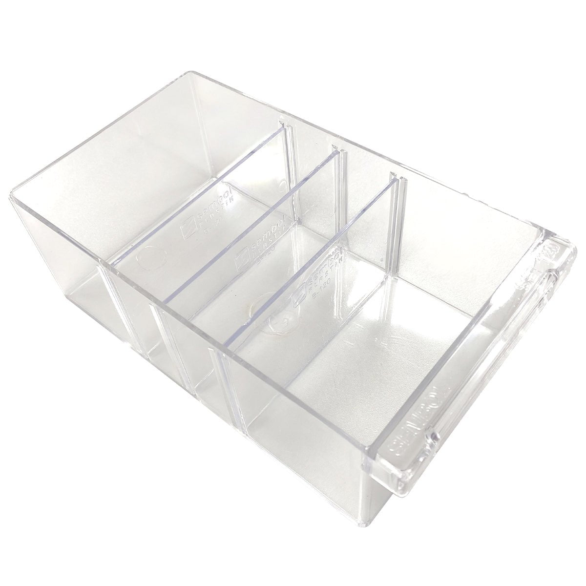 RackZone Plastic Drawer Dividers, 200x123x83mm, Pack of 10, with front handle.