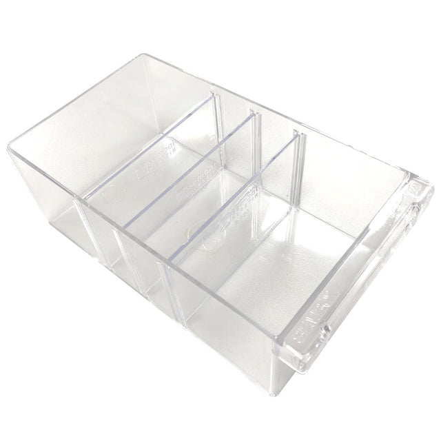 RackZone Plastic Drawer Dividers, 200x123x83mm, Pack of 10, with front handle.