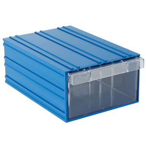 Plastic Drawer 18 Box 302d x 210w x 124h Blue 501
