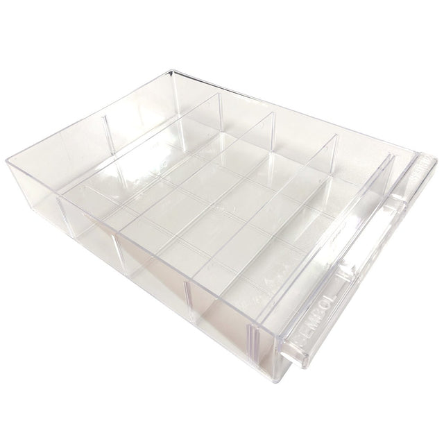 RackZone Plastic Drawer Dividers for PD512, pack of 10 with labeled handle.