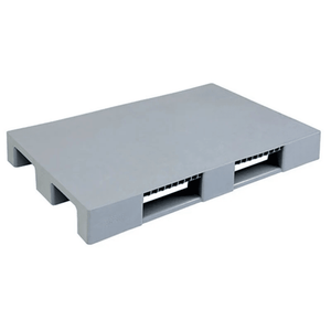 RackZone Heavy Duty Plastic Euro Pallet 1200x800mm - Grey, ideal for storage.