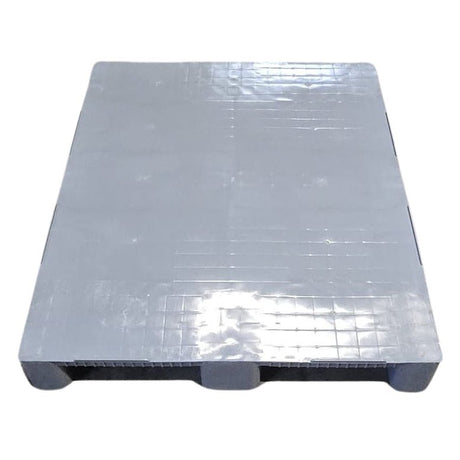RackZone Heavy Duty Plastic Euro Pallet 1200x800mm – Grey, ideal for storage.