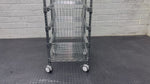 5 Tier Chrome Plated Basket Trolley 1250H x 450W x 450D