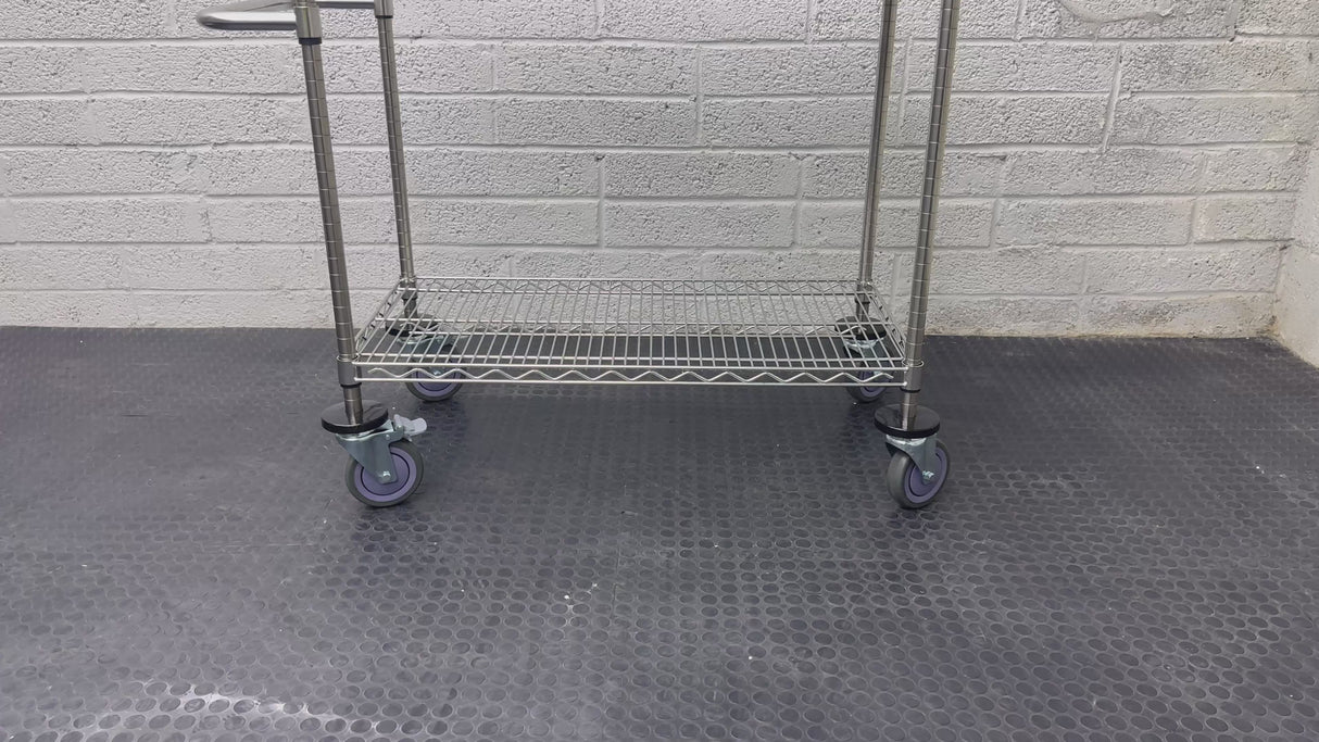 Stainless Steel Trolley 820H x 1060W x 460D - 2 Tier